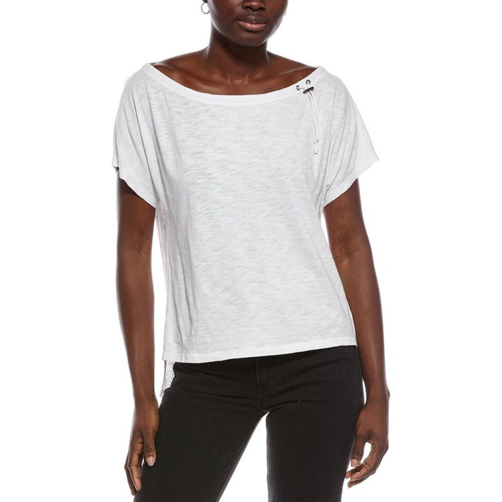 Xcvi Womens Exelda T-Shirt, White
